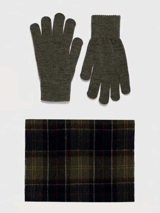 Obrázek produktu Barbour sada s vlnou zelená