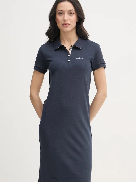 Obrázek produktu Barbour šaty s viskózou námořnická modř