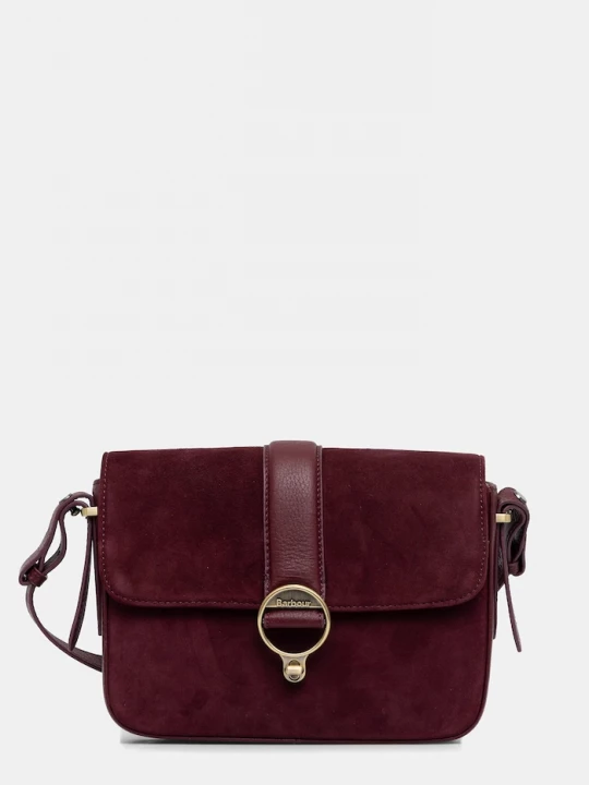 Obrázek produktu Barbour Semišová kabelka Barbour Rosa burgundské