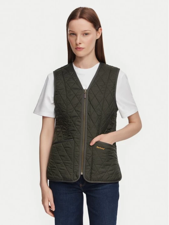 Obrázek produktu Barbour Sportovní vesta Fleece Betty LLI0003OL71 Tmavě zelená Regular Fit