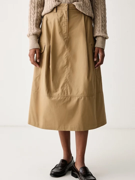 Obrázek produktu Barbour sukně bavlněná Carly hnědá