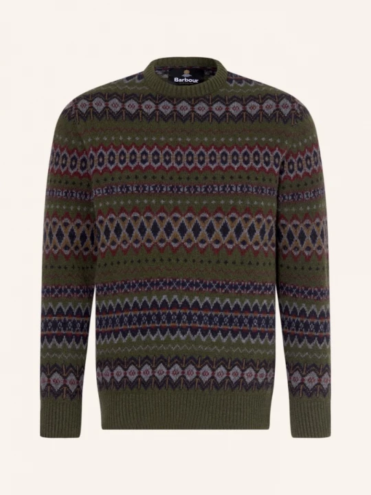 Obrázek produktu Barbour Svetr Case tmavě zelená / tmavě červená / tmavě modrá