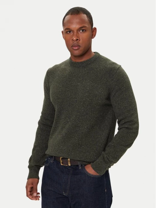 Obrázek produktu Barbour Svetr Essential Tisbury MKN0844GN79 Zelená Regular Fit
