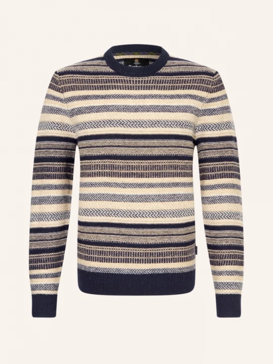 Obrázek produktu Barbour Svetr Highsted tmavě modrá / velbloudí / režná