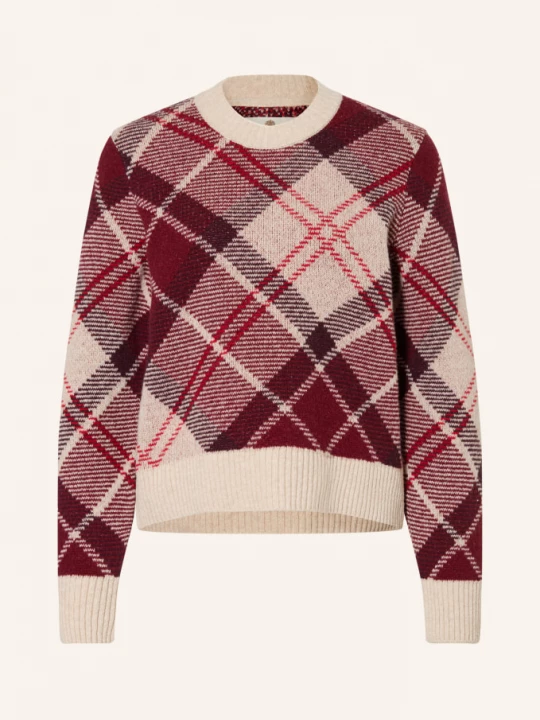 Obrázek produktu Barbour Svetr Stevie tmavě červená / béžová / červená