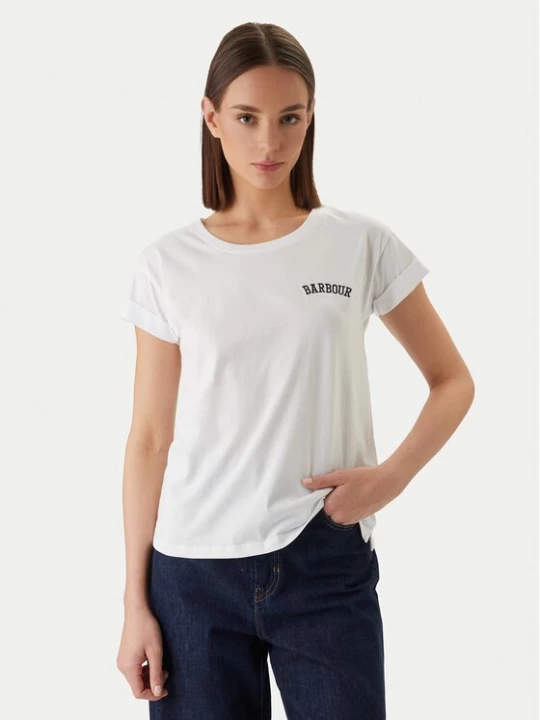 Obrázek produktu Barbour T-Shirt Bede LTS0718WH11 Bílá Regular Fit
