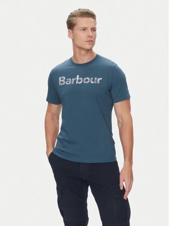 Obrázek produktu Barbour T-Shirt Devon MTS1391BU18 Tmavomodrá Regular Fit