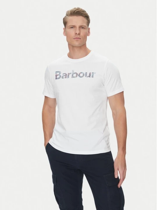 Obrázek produktu Barbour T-Shirt Devon MTS1391WH11 Bílá Regular Fit