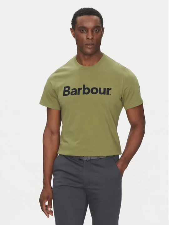 Obrázek produktu Barbour T-Shirt Logo MTS0531OL39 Zelená Tailored Fit
