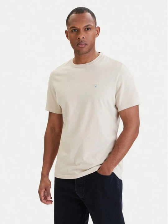 Obrázek produktu Barbour T-Shirt Tartan MTS0670BE12 Světle béžová Tailored Fit