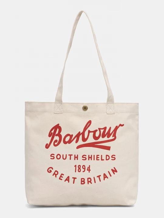 Obrázek produktu Barbour taška bavlněná Script béžová
