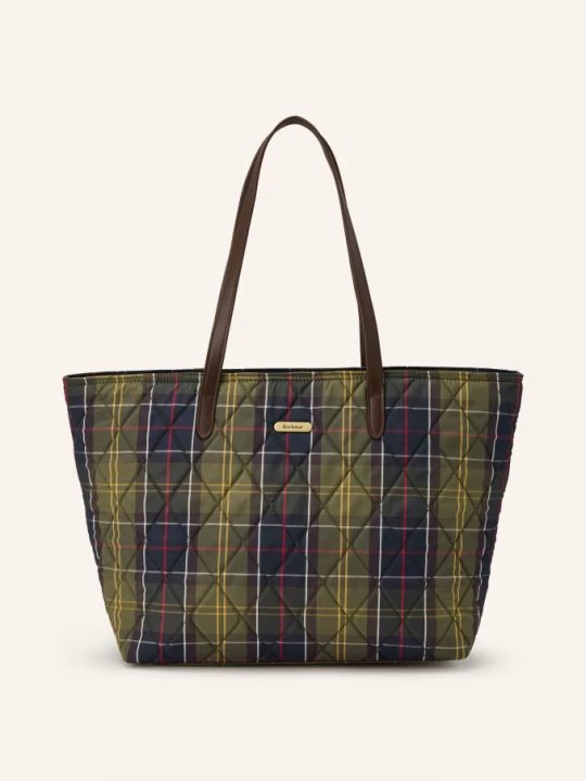 Obrázek produktu Barbour Taška Wetherham S Pouzdrem zelená / tmavě šedá / žlutá