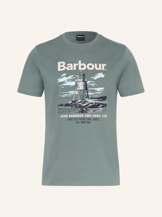 Obrázek produktu Barbour Tričko Harbourside olivová / béžová / tmavě modrá