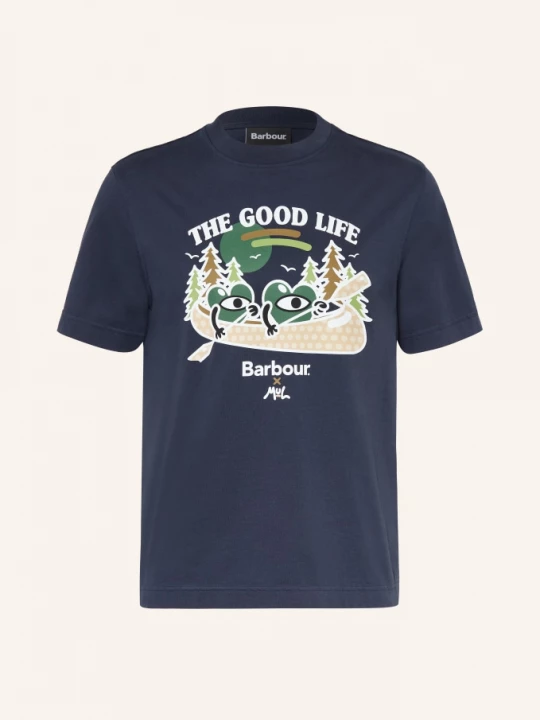 Obrázek produktu Barbour Tričko Mul Good Life tmavě modrá / hnědá / zelená