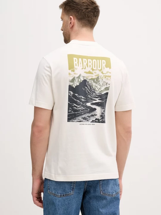 Obrázek produktu Barbour tričko pánské bavlněné béžová