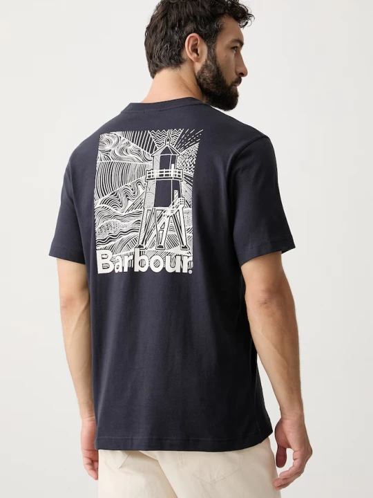 Obrázek produktu Barbour tričko pánské bavlněné MOONWELL námořnická modř