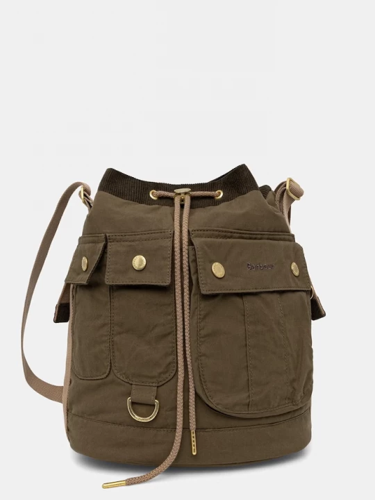 Obrázek produktu Barbour vaková kabelka dámská bavlněná Mia zelená