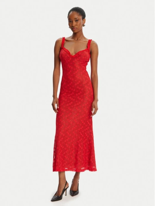Obrázek produktu Bardot Koktejlové šaty Alegra Stretch Lace 59964DB Červená Regular Fit