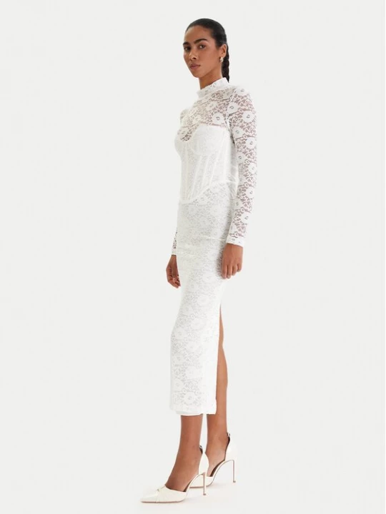 Obrázek produktu Bardot Koktejlové šaty Carmen 60189DB Bílá Slim Fit