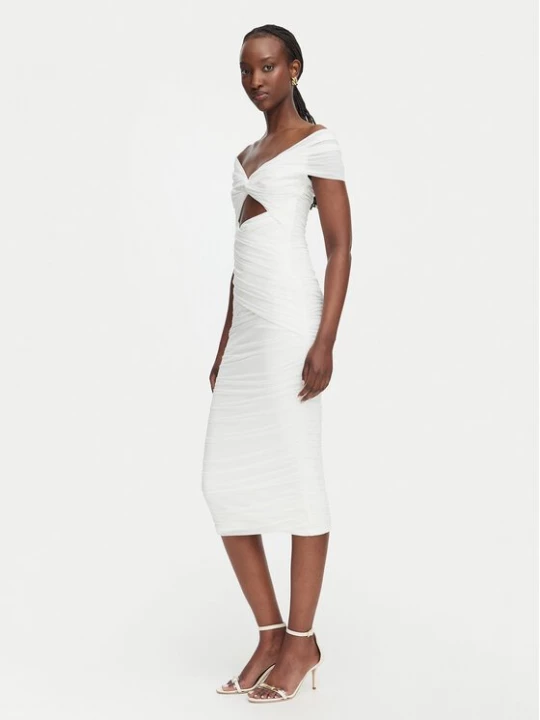 Obrázek produktu Bardot Koktejlové šaty Priah 60152DB Bílá Slim Fit