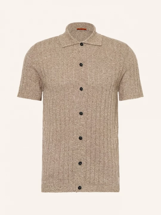 Obrázek produktu Barena Venezia Košile Kurzam Elo Extra Slim Fit S Lnem velbloudí