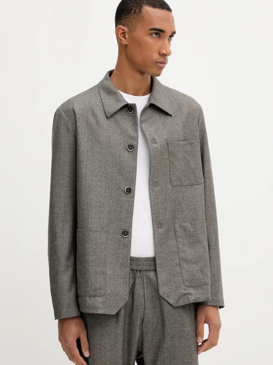 Obrázek produktu BARENA VENEZIA Vlněné sako BARENA VENEZIA Overshirt Visal