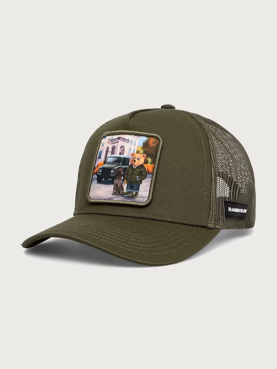 Obrázek produktu Baron Filou trucker čepice s bavlnou zelená