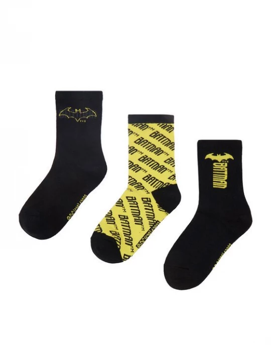 Obrázek produktu Batman Dlouhé ponožky CEO-ACCCS-AW26-221WBBAT(3-PACK) Černá