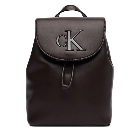 Obrázek produktu Batoh Calvin Klein Bold Ck Flap Mini Backpack LV04F3893G Tmavě hnědá