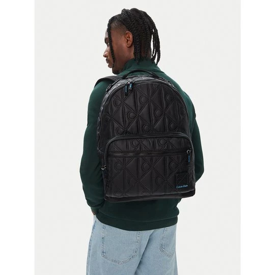 Obrázek produktu Batoh Calvin Klein Emblem Aop Puffer Backpack LV04D3474G Černá