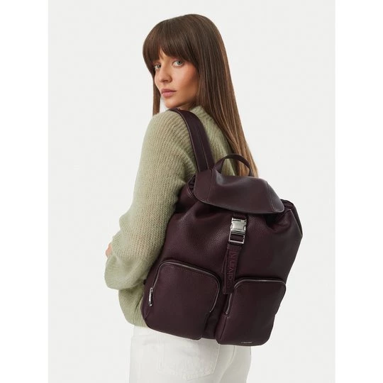 Obrázek produktu Batoh Calvin Klein Weebbing Strap Flap Backpack LV04F3645G Bordó
