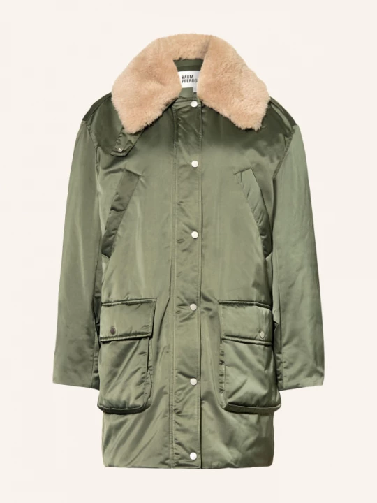 Obrázek produktu Baum Und Pferdgarten Parka Daimi Z Kombinace Materiálů A S Odnímatelným Límcem khaki / velbloudí