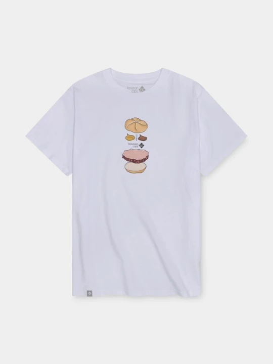 Obrázek produktu Bavarian Caps Tričko 'Bavarian Burger' bílá