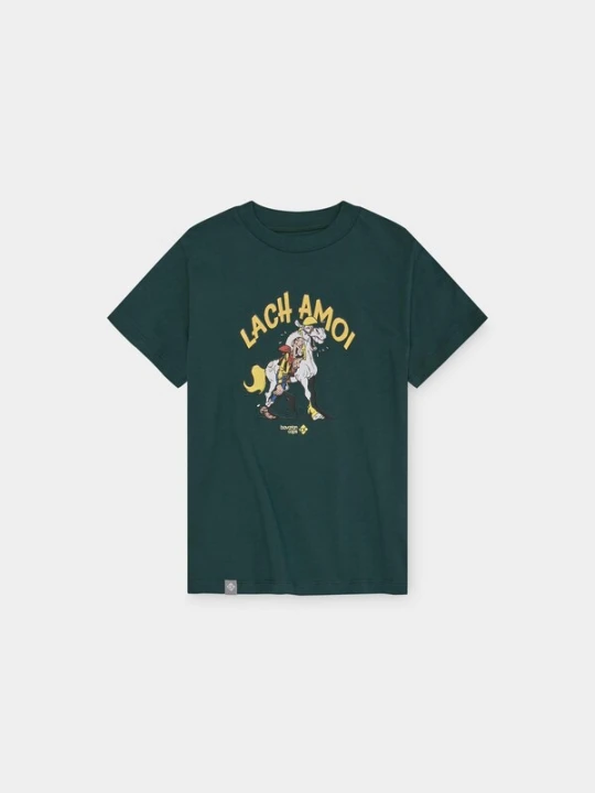 Obrázek produktu Bavarian Caps Tričko 'Lucky Luke: Lach Amoi' tmavě zelená / mix barev