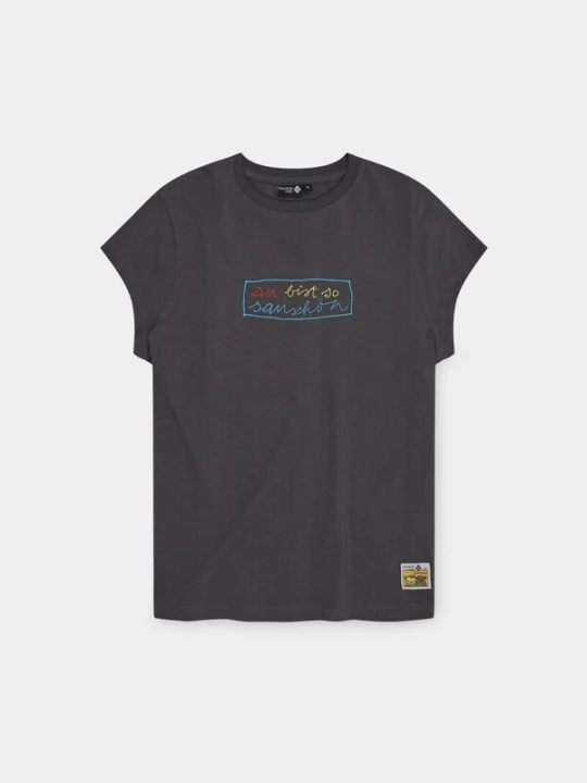 Obrázek produktu Bavarian Caps Tričko 'T-Shirt "Sauschön" - dunkelgrau' tmavě šedá