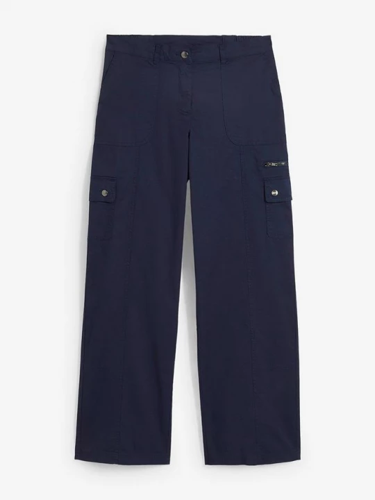 Obrázek produktu Bavlněné cargo kalhoty, Mid Waist BonPrix