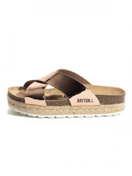 Obrázek produktu Bayton Pantofle 'ASTOR'  růžově zlatá / černá