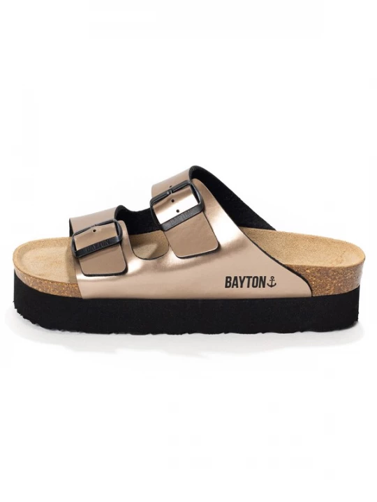 Obrázek produktu Bayton Pantofle 'JAPET'  béžová / bronzová / černá