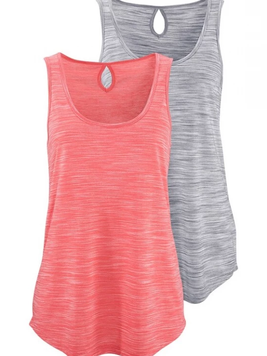 Obrázek produktu BEACHTIME by LASCANA Top šedá / lososová