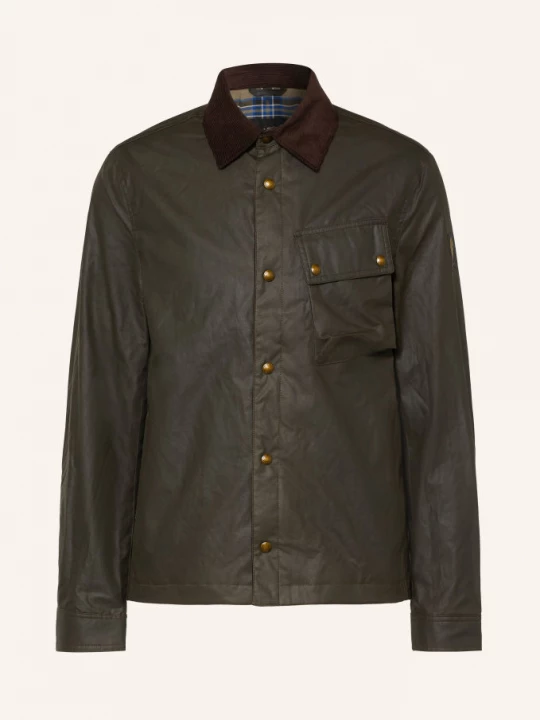 Obrázek produktu Belstaff Bunda Fieldjacket Ground olivová / tmavě hnědá