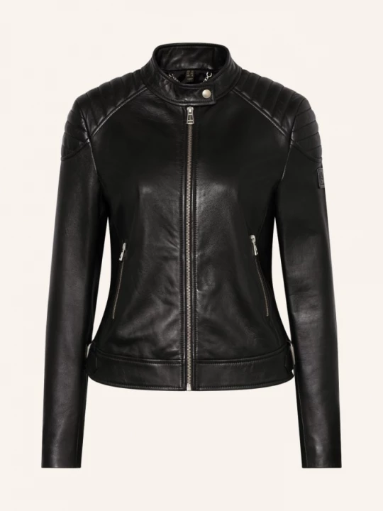 Obrázek produktu Belstaff Kožená Bunda Mollison černá
