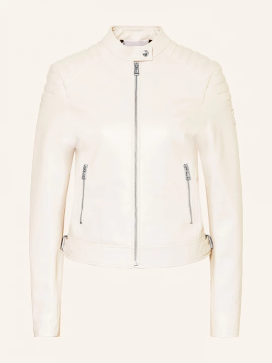 Obrázek produktu Belstaff Kožená Bunda Mollison krémová