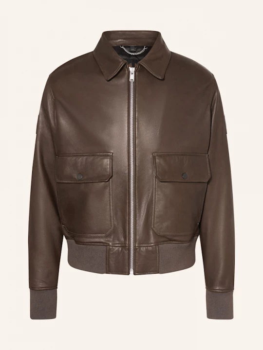 Obrázek produktu Belstaff Kožená Bunda Pilot olivová