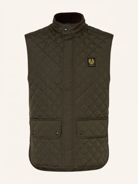 Obrázek produktu Belstaff Prošívaná Vesta Icon olivová / černá