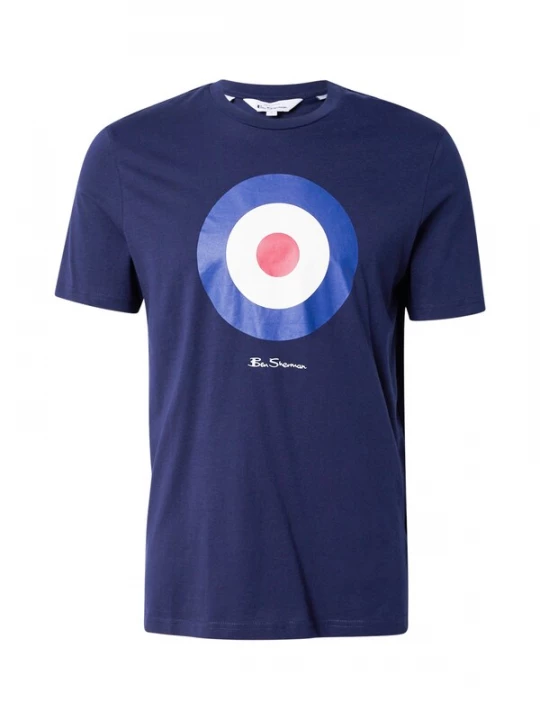Obrázek produktu Ben Sherman Tričko 'Signature Target'  modrá / námořnická modř / červená / bílá