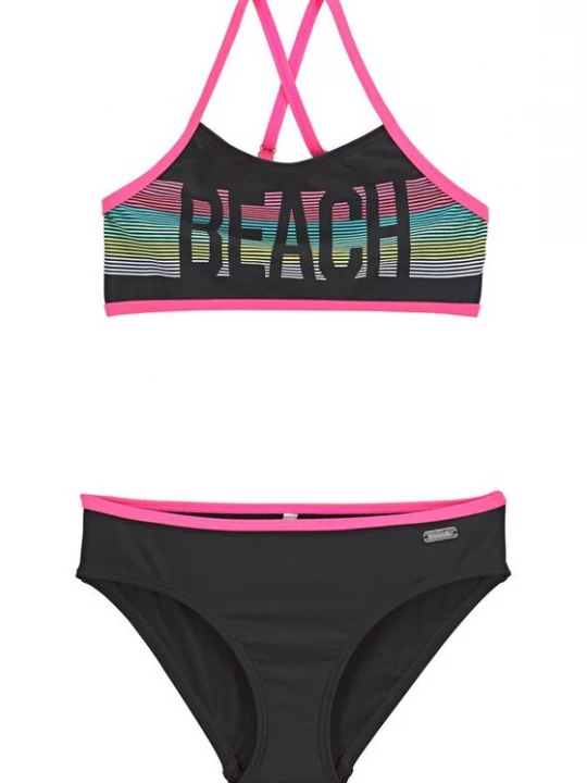 Obrázek produktu BENCH Bikiny světlemodrá / žlutá / pink / černá