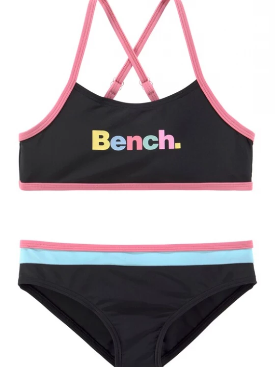 Obrázek produktu BENCH Bikiny světlemodrá / žlutá / světle růžová / černá