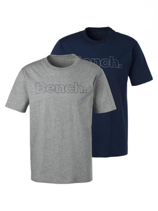 Obrázek produktu BENCH Tričko  modrý melír / šedý melír