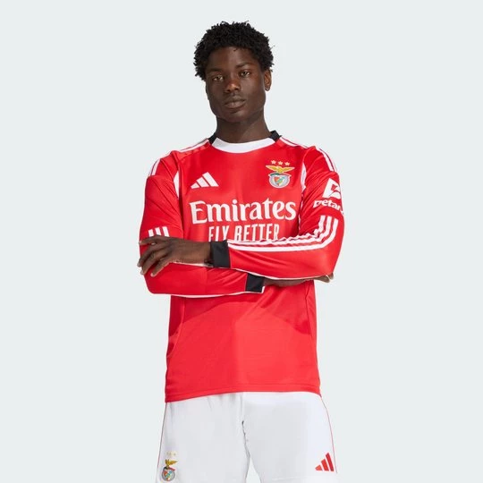 Obrázek produktu Benfica 25 / 26 Long Sleeve Home Jersey Adidas Benfica Red