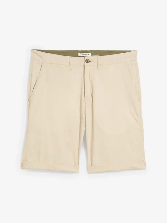 Obrázek produktu Bermudy chino, regular fit BonPrix beżowy